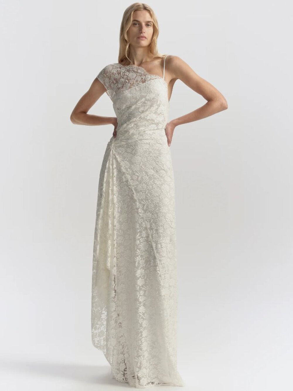 A.L.C. Gia Lace Maxi Dress - Ecru